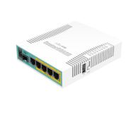 MIKROTIK hEX PoE RB960PGS (1xWAN 1xSFP 4xLAN) 4xPoE RB960PGS Passive PoE - 648454 - zdjęcie 3